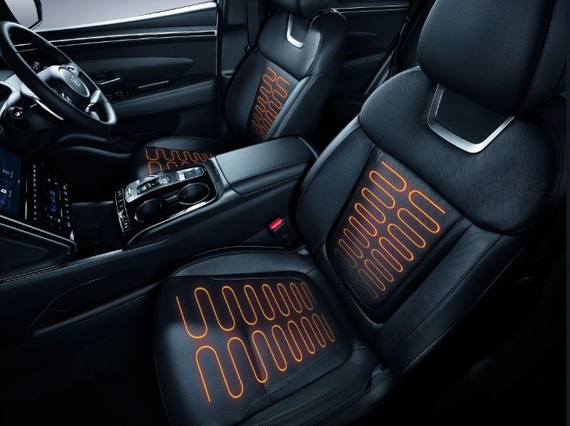 Heated front and rear seats